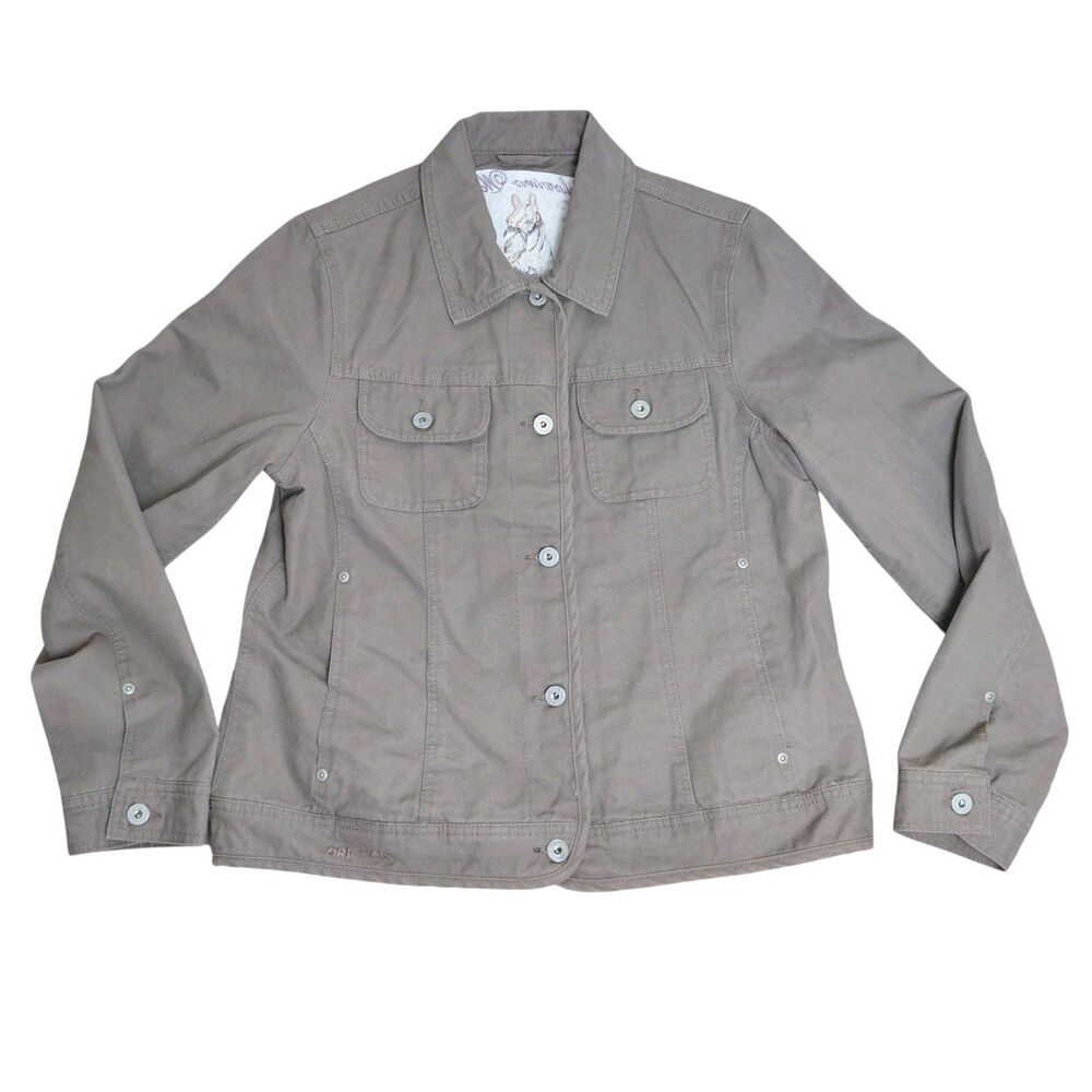 Dri Duck Jacket Small Brown Cotton Canvas Trucker Lined Chore Palomino World OK